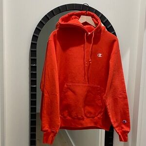 Champion Reverse Weave Orange Hoodie